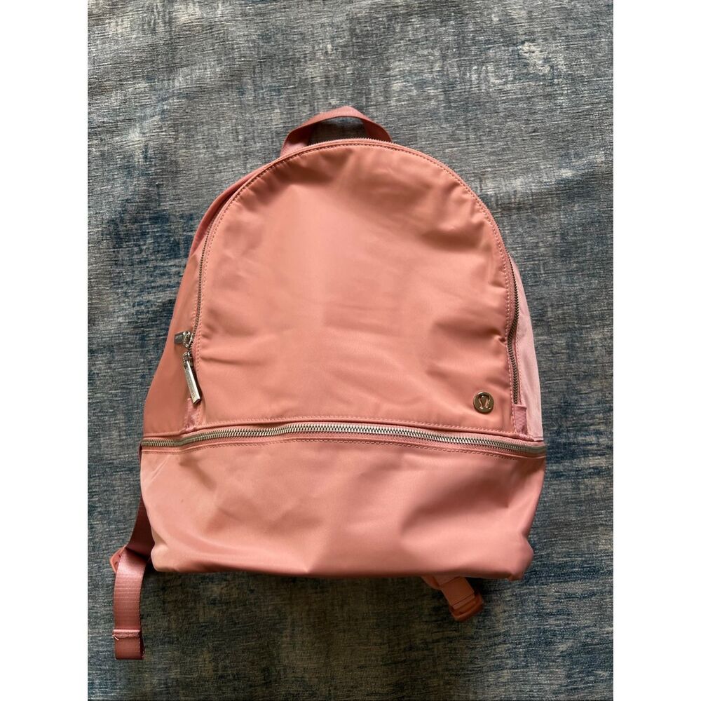 Lululemon Pink Pastel City Adventurer Backpack St… - image 1